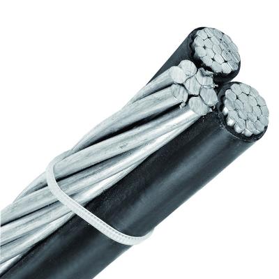 China 0.6/1kv al/xlpe ABC Aerial Cable Aerial Shrimp Triple Cable for sale