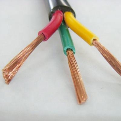 China House And Building 3 Core 4 Gauge Copper Conductor PVC Insulation Electrical Wire And Cables for sale