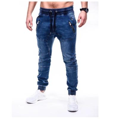 China QUICK DRY Elastic Waistband Jogger Jeans Slim Style For Men for sale