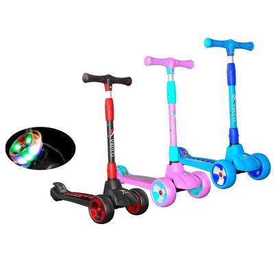 China 2020 Height Adjustable Handlebar Kids Scooter / Mini 4 Wheel Kids Music Kick Kids Foot Scooter for sale