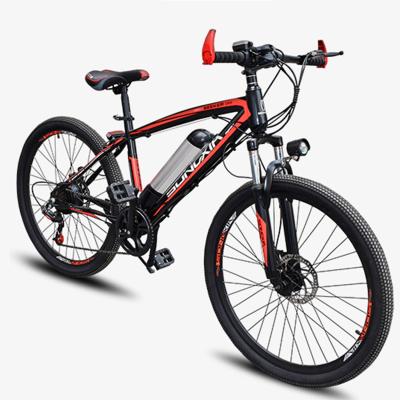 China Standard 26 Inch Electric Bike Electric Bicycle OEM Motor Frame Max Power Mountain Red Green Black Cheap Bicycle for sale