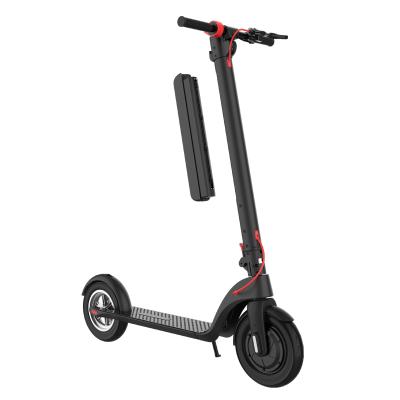 China 2020 new style 10 inch two wheel X8 unisex electric scooter with 350W lithium battery for adult electric scooter for sale