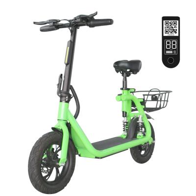 China Unisex Cheap Folding Electric Scooter 500w 36v Electric Kick Scooter With Seat for sale