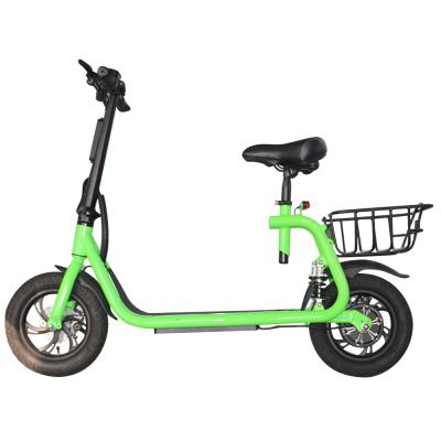 China Dropship Unisex Two Wheel Warehouse EU Electric Scooter With Seat For Adult Electric Scooter With Basket for sale