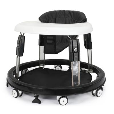 China Custom Wholesale PP Adjustable Round Newborn Baby Walker With Wheels for sale