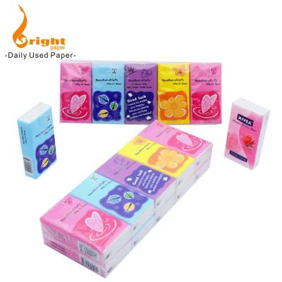 China Ultra Soft Quality Nice Price Super Virgin Wood Pulp Printed Pocket Soft Tissues Pack for sale