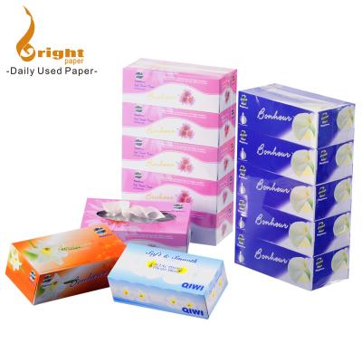 China 2 ply ultra soft soft facial tissue paper in box for sale