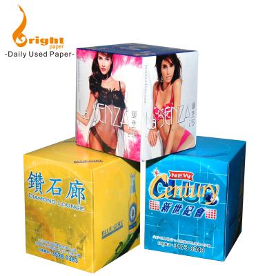 China Ultra Soft Wholesale 2 Ply White Square Box Face Tissue for sale