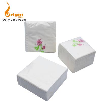 China OEM Color Printing White Or Wholesale 2 Ply Dinner Hotel Paper Napkin With Printing for sale