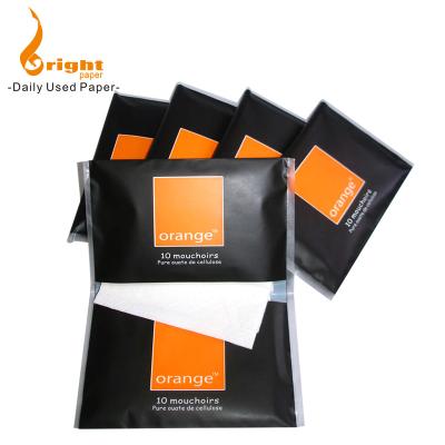 China 3ply Advertising Wallet Ultra Soft Tissue Paper for sale