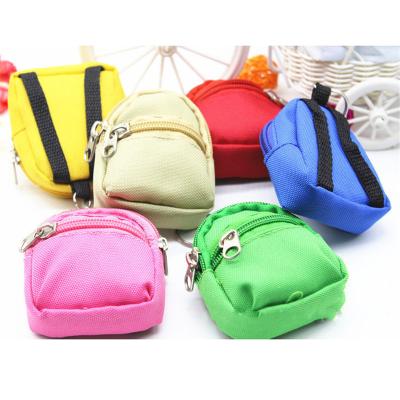 China Portable High Quality Cheap Price Mini Backpack Shaped Coin Purse Key Chain Bag For Women for sale