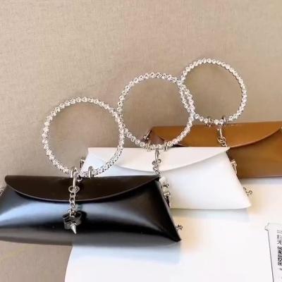 China New Fashion High Quality Fashion Rhinestone Ring Envelope Chain Bags Women's Bag Handbags For Lady for sale