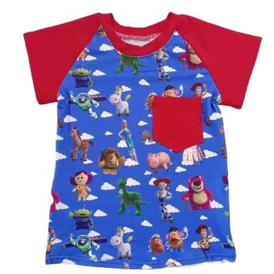 China Sustainable Wholesale Custom Neutral Infant Shirt Sleeve Children's Rotator Shirt for sale