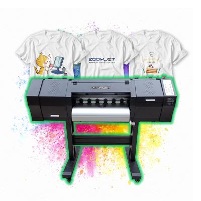 China Garment Shops 2023 New 60 Cm Height Dual Printheads Dtf Printer I3200 T-shirt Printing Machine for sale