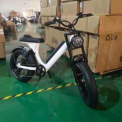 China 2021 aluminum alloy 6 speed 45km/h 48v 15ah 350w 500w 20 inch newcomer fat tire electric bicycle with pedals for sale