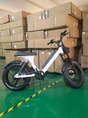 China New Arrival 2021 Aluminum Alloy 6 Speed ​​45km/h 48v 15ah 350w 500w Retro Fat Tire 20 Inch Pedal Assist Electric Bike for sale