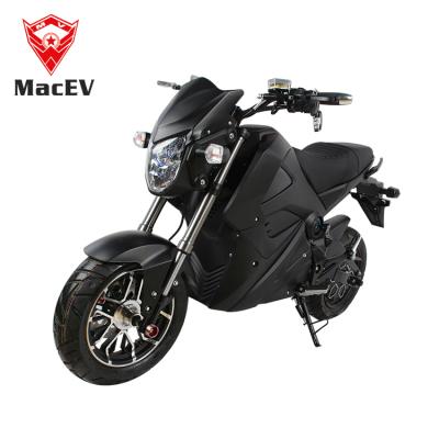 China High Speed ​​Motor 2000W M3 Electric Motorcycle With EURO 4 EEC Approved For Racing 1650*550*830mm for sale