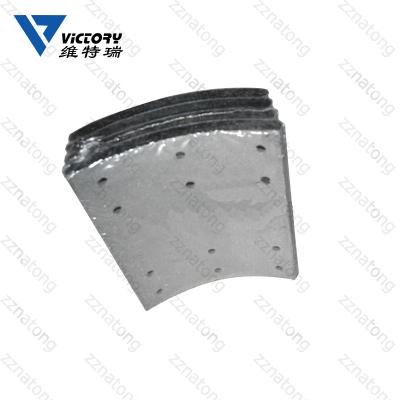 China Passenger Bus Rear Brake Liner Suitable for Yutong Higher Kinglong Dragon Golden Bus for sale