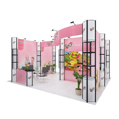 China Portable Exhibition Stand Pop Up Container Trade Show Display 10*10 Modular Exhibition Booth Other Trade Show Equipment for sale