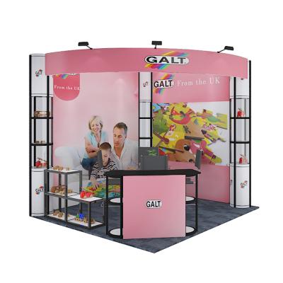 China Collapsible Cosmetic Modular Exhibition Booth For Other Trade Show Equipment 10x10 Booth for sale