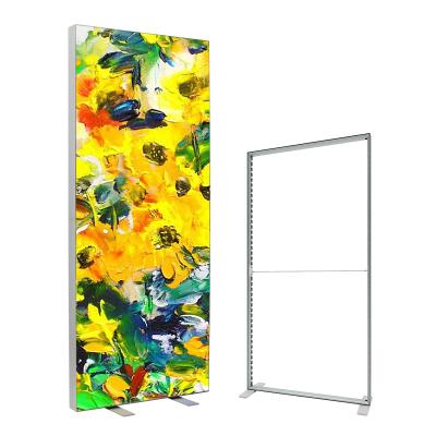 China Mobile Phone Stores/Brand Clothing Stores/Retail Markets/Exhibitions Manufacture Customized Large Size Indoor Textile Cloth Frameless Advertising LED Light Box for sale