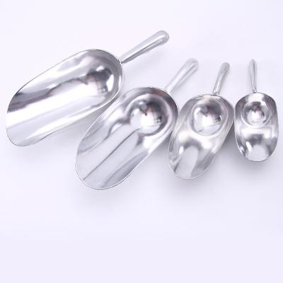 China Workable In Different Sizes Stainless Steel Ice Cream Multipurpose Bar Round Mouth Shovel for sale