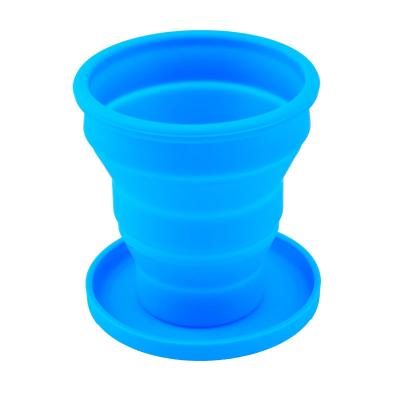 China China 500ml Viable Custom Collapsible Container Sports Folding Cup Plastic Drinking Water Bottle for sale