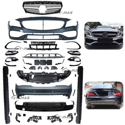 China CLA Plastic Car Bumpers W117 Upgrade Body Kit For CLA200 CLA250 CLA300 2014-2016-2019y CLA45 AMG GT New Grill Styling Facelift for sale