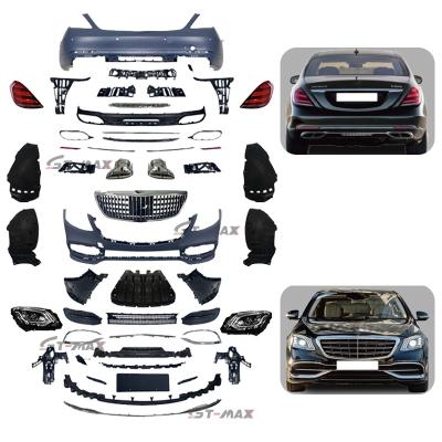 China Hot Sale Plastic Body Kit For Mercedes-Benz W222 S320 S350 S400 S420 S430 S450 S500 14-20 S Class Update To Sport Maybach Style for sale