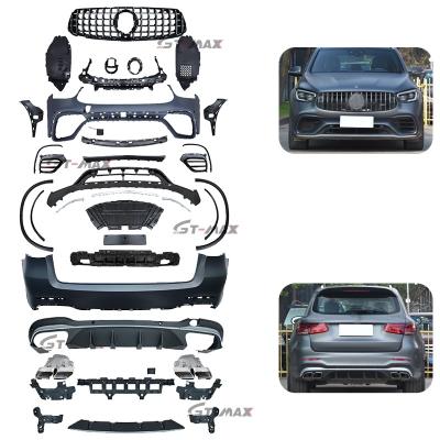 China Plastic Body Kit For Mercedes Benz 2020 Upgrade Glc63s Amg Front Rear Car Bumper Grille CGL X253 Car Accessories 2021 CGL Rear Grille for sale