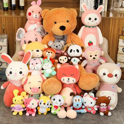 China Plush IN ACTION Wholesale High Quality Soft Cute Kawaii Cartoon Anime Plushie Plush Stuffed Doll Fruit Claw Machine Stuffed Animal Toys for sale