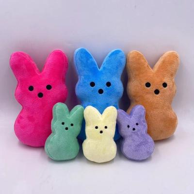 China 10cm 15cm 20cm 38cm 50cm Stuffed Animal Plushie Rabbit Stuffed Toy Soft Cute Kawaii Cartoon Peep Rabbit Easter Plush Toy For Kids for sale