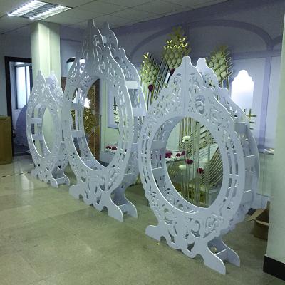 China Exquisite Fancy White Prop Wedding Fashionable Wedding-Arch-View PVC Backdrop Decorations 2023 New Events For Birthday Party Decoration for sale