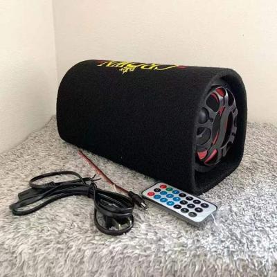 China T-600 Automotive DC12V Wireless Connected Wireless 6-inch Cylindrical Subwoofer High Quality Speaker for sale