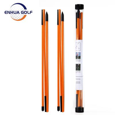 China Aiming Alignment Aid Portable Factory Supply Foldable Golf Positioning Stick 48 Inch To Put Golf Training Aid for sale