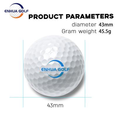 China Golf Play 2 3 High Quality 4 Layer Urethane Custom Soft True Tournament Game Ball Range Golf Ball for sale