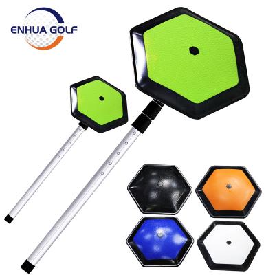 China Sustainable 4 Wheels Casting Golf Gift Metal Golf Travel Bag Blue Support Rod System Pole With Golf Cover Bag for sale