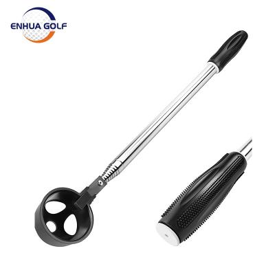 China Eco-friendly Portable Retriever Telescopic Golf Ball Picker New Arrival Auto Lock Scoop Design for sale