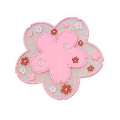 China Minimalist Custom Kitchen Table Accessories Drinks Flower Coaster for sale