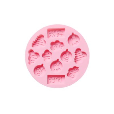 China Sustainable Supplies Non-Stick Silicone Baking Molds Molds Reusable Cupcake Cookies Baking Tools for sale