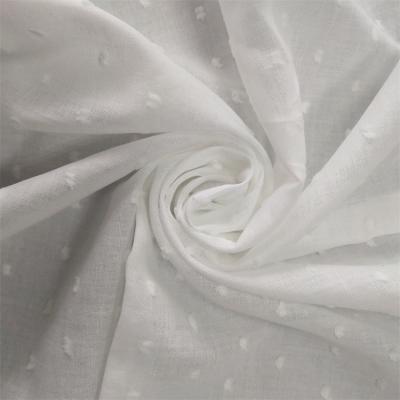 China Swiss Dot Fabric Cotton Voile Yarn Dress Anti-Static 100% Cut Flower for sale