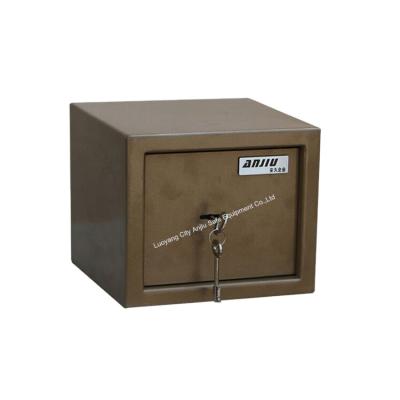 China High Security Small Key Lock Wall Silver Home Hidden Safe Box H200*W260*D200mm for sale