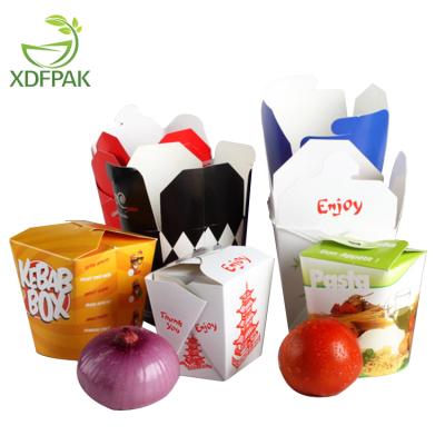 China Wholesale disposable a variety of cheap handleless chinese food barrels can be customized fast food box food packaging box for sale