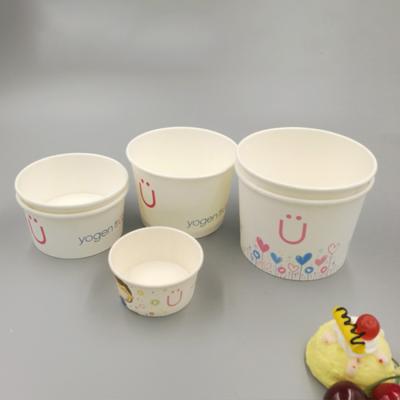 China Custom Disposable Ice Cream Packing Cup Food Disposable Packaging Containers 12oz Packaging Containers For Disposable Food for sale