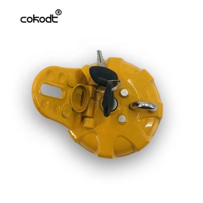 China Machinery repair shops diesel fuel tank cover PC200 220 excavator oil tank anti-theft cover 240 300 360-6-7-8 for sale