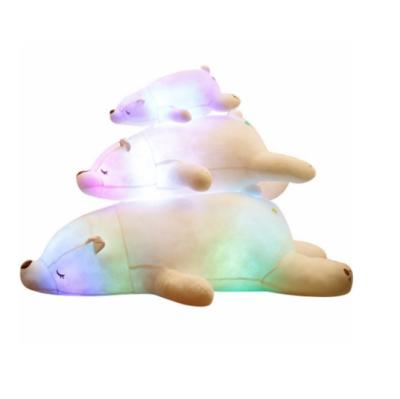 China Memory Plush Led Stuffed Pillow 7PCS Lightings Inside Cute Pillows for sale