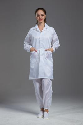 China Autoclave Two Pieces Clean Room Cloth , Anti Static Smock Customized Color for sale