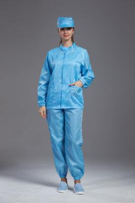 China Multi Farblebensmittelproduktions-Uniform mit Reißverschluss-Stand-Kragen-Jacke und Hosen zu verkaufen