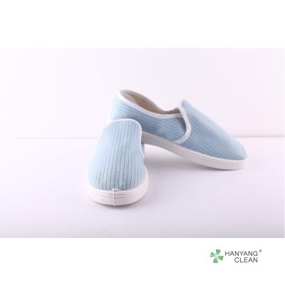 China Blauer einziger Cleanroom Doppeldichte PVCs antistatische ESD-Schuhe zu verkaufen