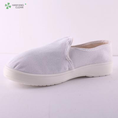 Chine Chaussures statiques chaudes de l'unité centrale ESD de toile de vente anti molles et confortables pour le cleanroom ou l'atelier à vendre